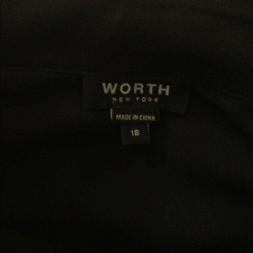 Worth Black Silk Crepe Blouse - Picture 8 of 10